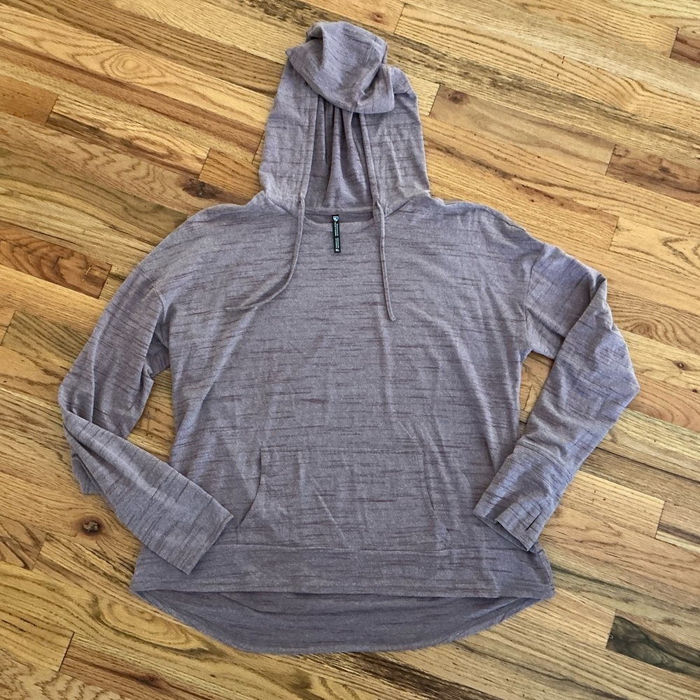 Kuhl heathered pink hoodie